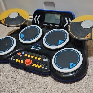 VTech Kidistar Drum Pad - Black, Blue, and Yellow